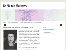 Tablet Screenshot of meganmathews.com